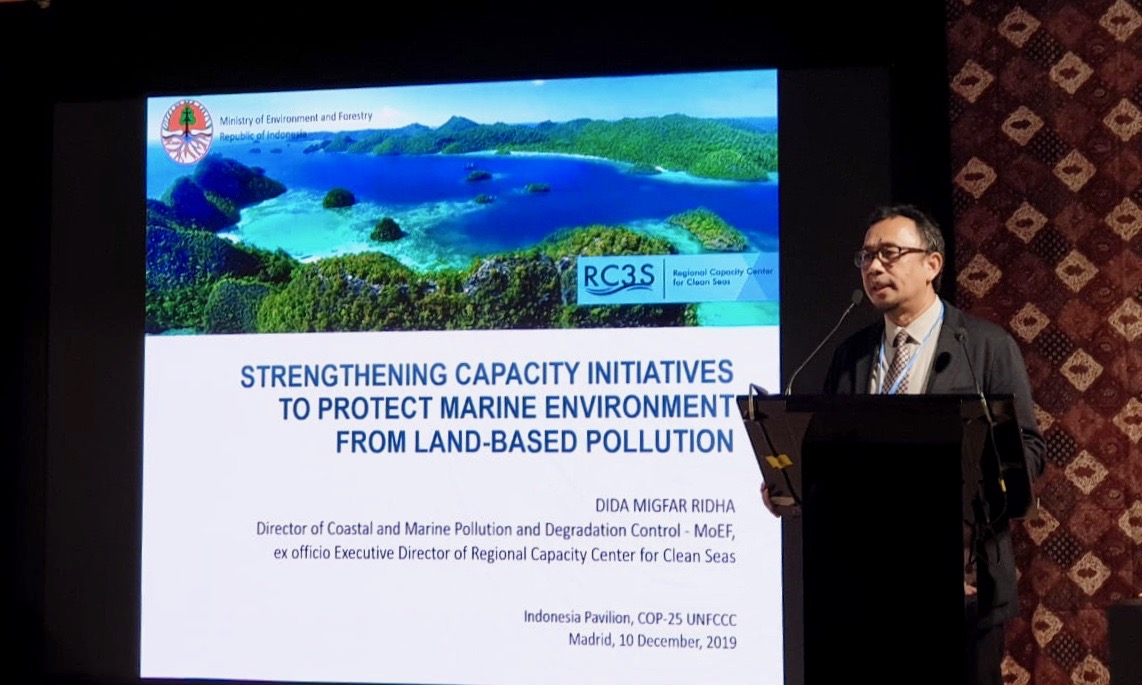Side Event/Talk Show on “Capacity Initiatives to Protect Marine Environment from Pollution and Climate Change“, concurring the UN Climate Change Conference COP25.