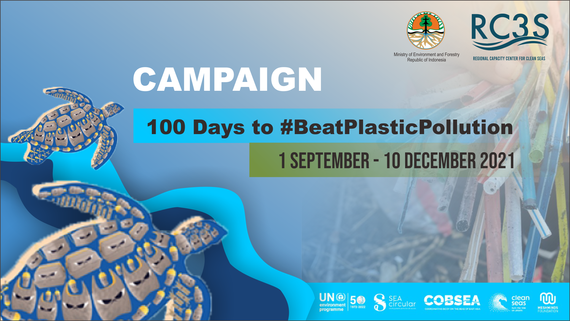 100 days to #BeatPlasticPollution
